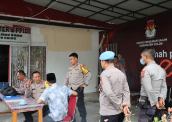 Jaga Keamanan Jelang Pemilu 2024, Polres Solok Tingkatkan Patroli ke KPU dan Bawaslu