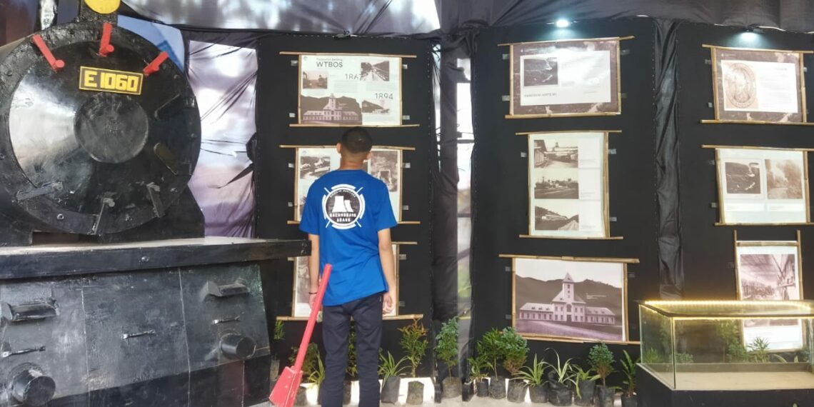 Pameran Gelanggang Arang di Stasiun Kacang, Tampilkan Pajangan Memori WTBOS