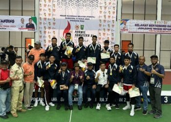 Sepak Takraw Persembahkan Emas Sumbar ke-11 di Hari Ketiga Porwil Sumatera XI-2023 Riau