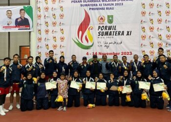 Porwil Sumatera XI-2023 hari ke-6: Sepak Takraw Tambah Dua Medali, Tim Putra Bola Voli ke Semifinal