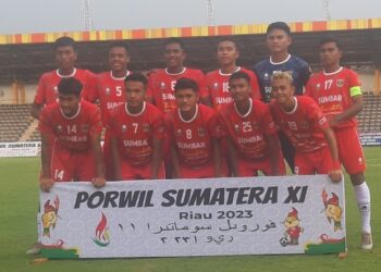 Bangkit dari Ketinggalan, Sumbar ke Semifinal Porwil Sumatera XI-2023, Selangkah Lagi Lolos ke PON 2024