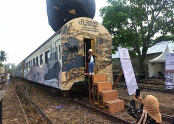 Abadikan Momen saat Pameran Kaba Rupa Aktivasi WTBOS, Pengunjung Berharap Kereta Api Stasiun Kota Solok Aktif Kembali