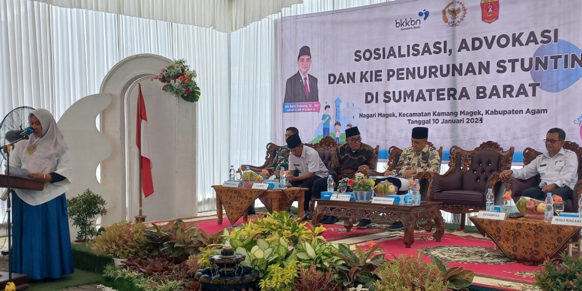 DPR-BKKBN Sosialisasi Stunting di Agam, Ade Rezki Pratama: Generasi Unggul Tentukan Masa Depan Bangsa