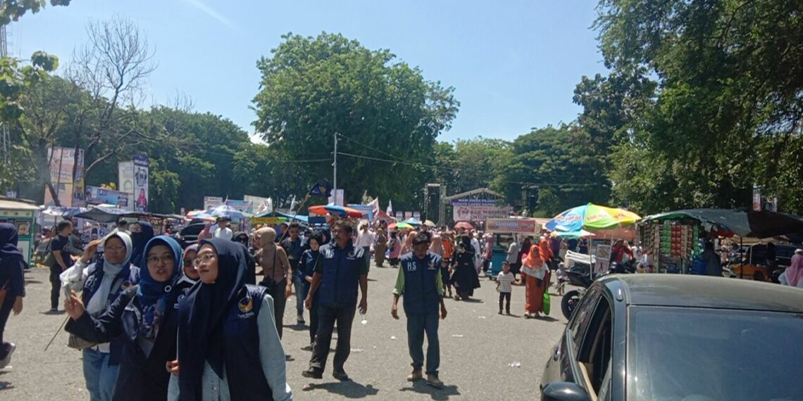 Pantauan di lokasi pelaksanaan Kampanye Anies di GOR Haji Agus Salim Padang.