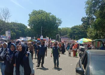 Pantauan di lokasi pelaksanaan Kampanye Anies di GOR Haji Agus Salim Padang.