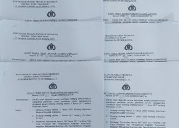 Ditintelkam Polda Sumbar Terbitkan Ribuan STTP Kampanye Pemilu 2024