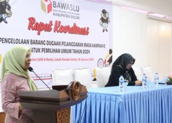 Bawaslu Kabupaten Solok: Jika Ditemukan Dugaan Pelanggaran Kampanye Segera Laporkan
