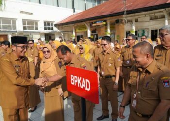 Apel Gabungan di Balaikota Lama, Hendri Septa Minta ASN Tingkatkan Etos Kerja
