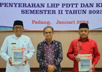 Pemko Padang Terima LHP PDTT TA 2023 dari BPK Perwakilan Sumbar