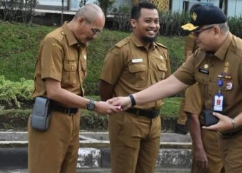 Pimpin Apel Gabungan, Andree Algamar Apresiasi Atribut ASN Kota Padang
