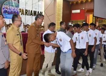 “Hoyak Hoyak Tabuik Allahuakbar”, Iringi Pelepasan Persikopa Ikuti Putaran Nasional Piala Soeratin U-17