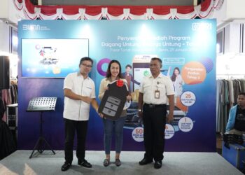 Dorong Peningkatan Omset Penjualan UMKM, BRI Bagikan Hadiah Undian Promo di Pasar Tanah Abang