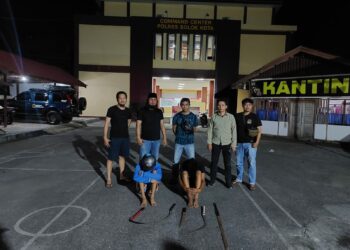 Polisi Tangkap Dua Remaja Tawuran yang Bacok Korban dengan Samurai