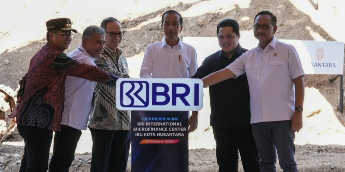 Presiden Joko Widodo Groundbreaking BRI International Microfinance Center Seluas 13 Ribu Meter Persegi di IKN