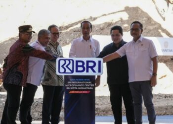 Presiden Joko Widodo Groundbreaking BRI International Microfinance Center Seluas 13 Ribu Meter Persegi di IKN