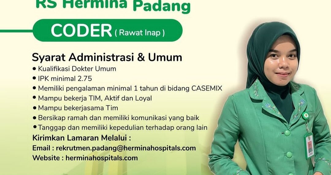Ada Lowongan Kerja di Rumah Sakit Hermina Padang