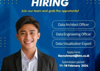 Lowongan Bank BTN, untuk Tiga Posisi Berikut ini