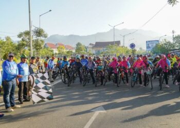 Gowes Minggu Pagi, ASRI Kota Padang Dukung Pengembangan Olahraga Sepeda