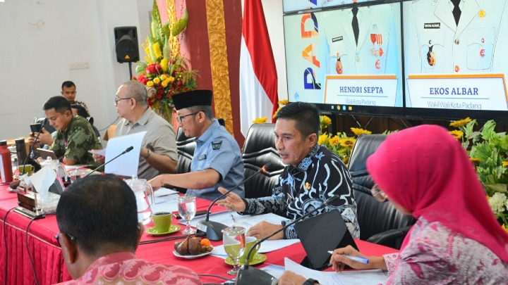 Target PAD Kota Padang 2024 Rp706,84 Miliar, Hendri Septa Instruksikan OPD Pengampu Maksimalkan Kinerja