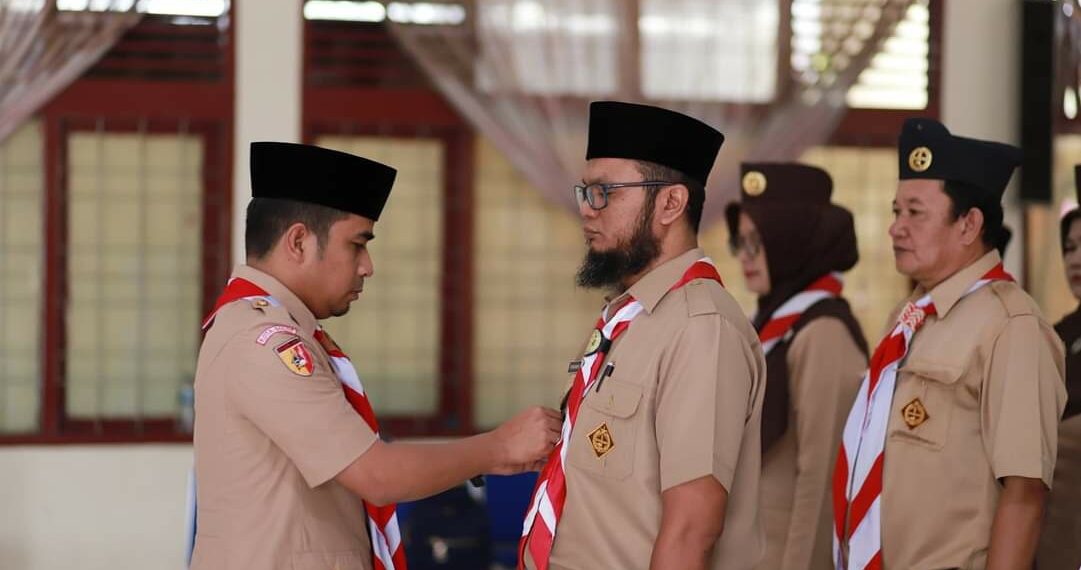 Pelantikan Pengurus Kwarran Lubuk Sikarah, Wawako: Buat Kehadiran Pramuka Benar-benar Dirasakan