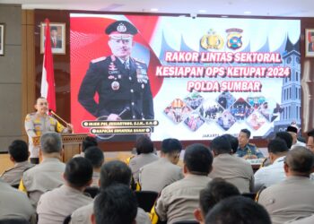 Kapolda Sumbar buka Rakor Lintas Sektoral Persiapan Ops Ketupat Singgalang 2024