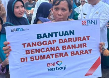 Tanggap Darurat, BNI Bantu Warga Terdampak Banjir di Padang Senilai Rp25 Juta 