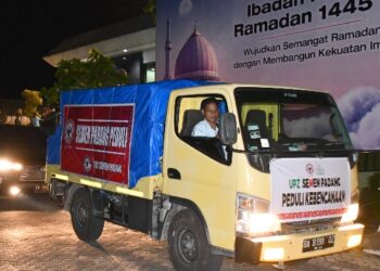 Semen Padang Group Kirim Bantuan ke Nagari Ganting Mudik Utara Surantih