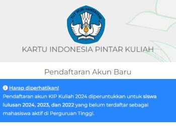 Pendaftaran KIP Kuliah untuk Jalur UTBK SNBT 2024, Cek Panduan dan Persyaratan