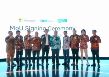 Terus Dorong Inklusi Keuangan di Indonesia, BRI Perkuat Kolaborasi Strategis dengan Microsoft