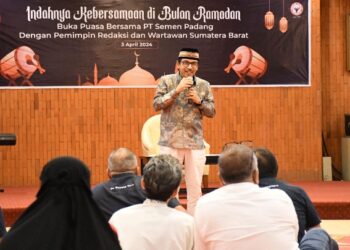 Silaturahmi dengan Media, Komisaris PT Semen Padang Ungkap Kepedulian Tinggi Perusahaan Terhadap Sumbar