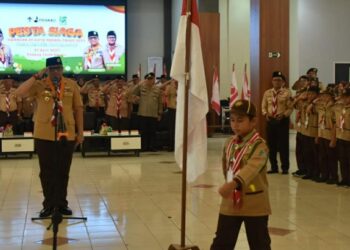 Sekda Andree Algamar Buka Pesta Siaga Kwarcab 09 Kota Padang