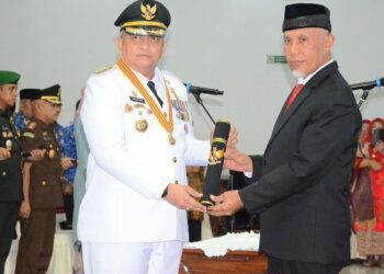 Andree Algamar Resmi Jadi Pj Wali Kota Padang