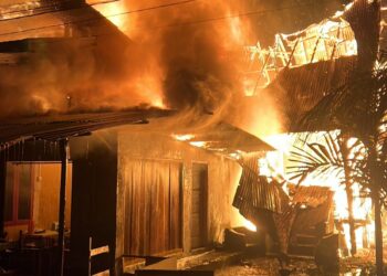 Rumah Gadang di Solsel Terbakar, Percikan Api Diduga Berasal dari Instalasi Listrik