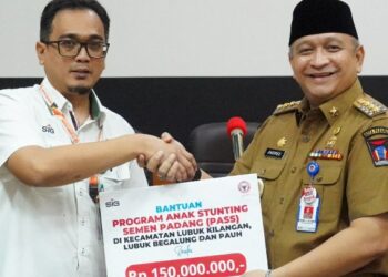 Pj. Wali Kota Padang Puji Komitmen PT Semen Padang Atasi Stunting
