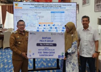 PT Pupuk Indonesia Salurkan Bantuan Bagi Warga Terdampak Bencana di Tanah Datar