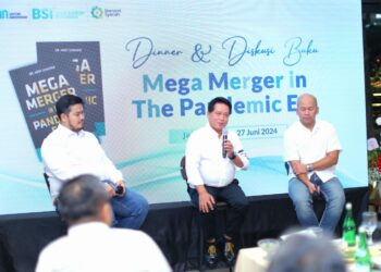 Diskusi Buku “Mega Merger In The Pandemic Era”, Referensi Pengembangan Perbankan Syariah Indonesia