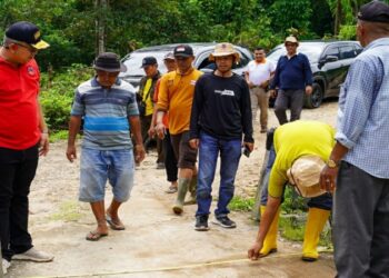 Pembukaan Jalan Baru Menuju Kampung Kandang Dama Selesai Dikerjakan, Tunggu Pengecoran dan Pengaspalan