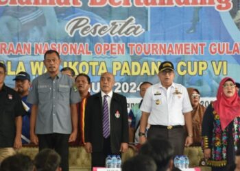 Kejurnas Open Tournament Gulat Wali Kota Padang Cup VI 2024 Ditabuh di GOR FIK UNP