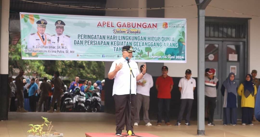 Persiapan Gelanggang Arang, Pemko Solok Goro Bersama di Stasiun Kereta Api