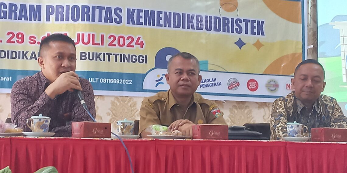 Sosialisasi Program Prioritas Kemendikbudristek, BBPMP Sumbar Gandeng Media
