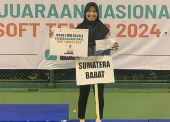 Atlet Binaan PT Semen Padang, Fukratuz Zakiah Raih Juara III di Kejurnas Soft Tennis 2024