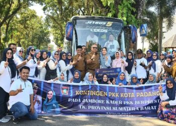 Kader PKK Kota Padang Ikuti Jambore Tingkat Provinsi Sumbar di Kabupaten Solok