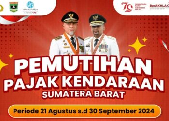 Pemprov Sumbar Imbau Masyarakat Manfaatkan Program Pemutihan Pajak Kendaraan Bermotor, 21 Agustus – 30 September 2024