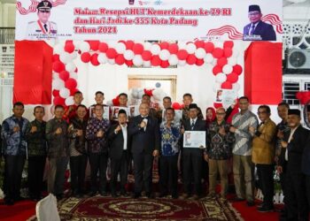 Malam Resepsi Tutup Rangkaian Kegiatan HJK ke-355 Kota Padang dan HUT ke-79 RI