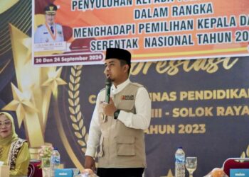 Pemko Solok Berikan Penyuluhan Kepada Tokoh Masyarakat dalam Menghadapi Pilkada 2024