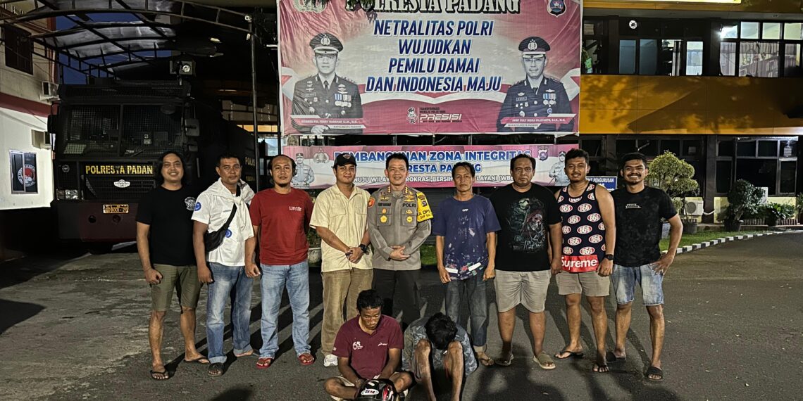 Dua Pelaku Ditangkap Polisi, Diduga Curi Besi Rel Milik PT KAI Divre 2 Sumbar