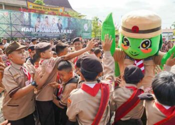 Kuat, Berumur Panjang dan Tangguh, Penyu Resmi Dijadikan Maskot Kwarcab Gerakan Pramuka Kota Padang