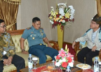 Pemko Padang Sambut Kedatangan Danlantamal II yang Baru, Laksamana Pertama TNI Sarimpunan Tanjung