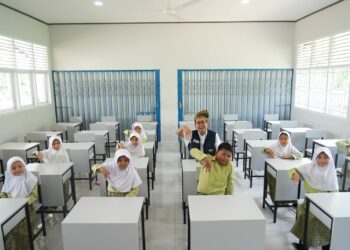 Dorong Kualitas Pendidikan dan SDM Unggul, BRI Peduli Bantu Renovasi SDN 001 Sungai Pagar Riau