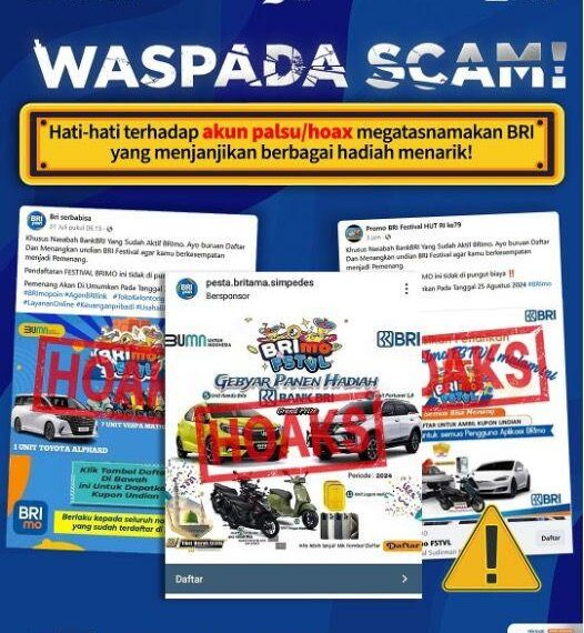 Waspada Penipuan, Ini Cara Bedakan BRImo FSTVL yang Asli dan Palsu!